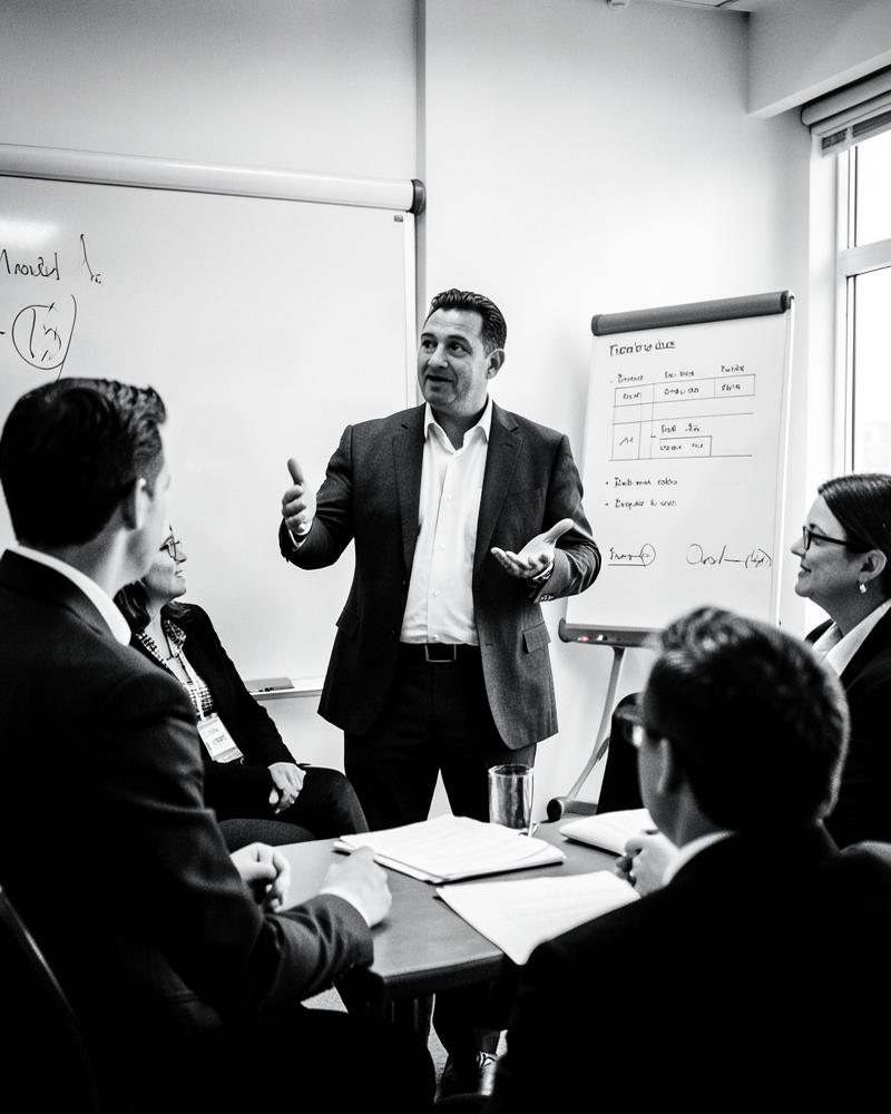 Treinamento corporativo em grupo pequeno